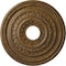 Ekena Millwork Orleans Ceiling Medallion (Canopies up to 4 5/8"), 17 5/8"OD X 3 5/8"ID X 1 7/8"P, Rubbed Bronze CM17OLRZS - alternate 1